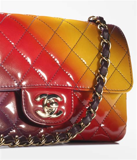 chanel square quilted bag patent|CHANEL Patent Calfskin Quilted Mini Square Flap Purple .